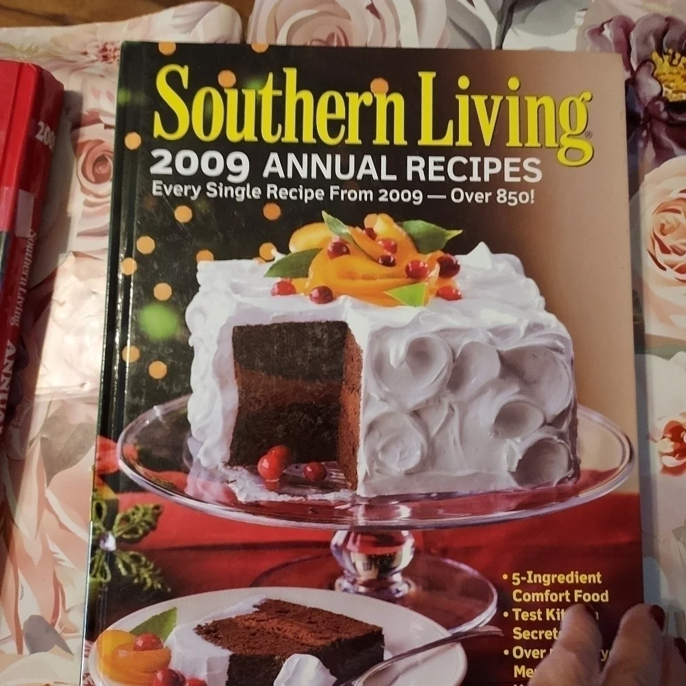 Southern living cookbooks 2008 and 2009 annual recipes